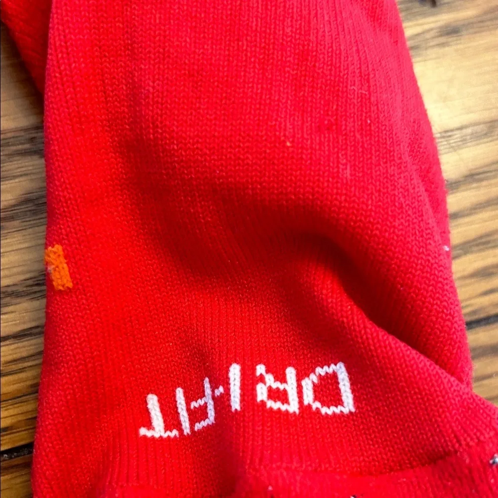 Nike Kids Red Crew Socks